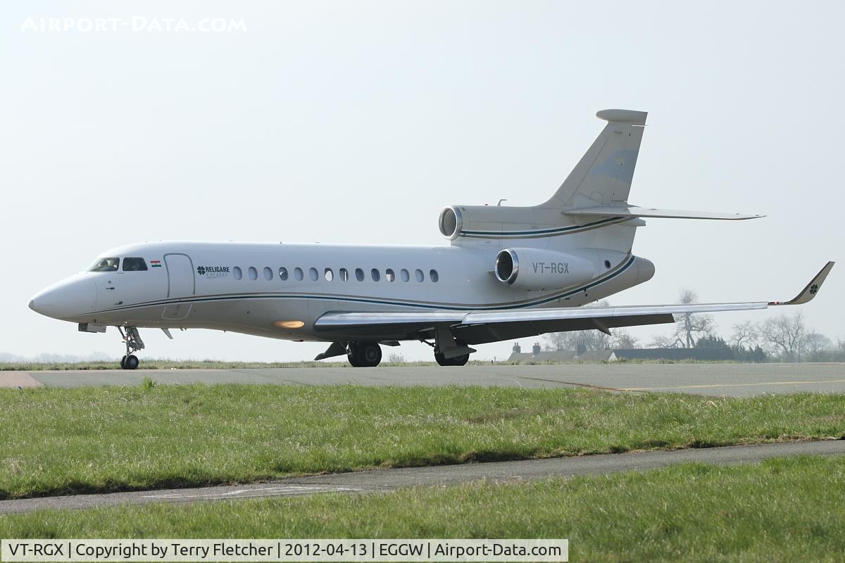 VT-RGX, 2008 Dassault Falcon 7X C/N 049, 2008 Dassault Falcon 7X, c/n: 49 at Luton