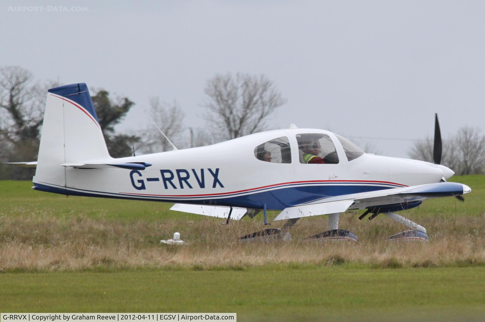 G-RRVX, 2006 Vans RV-10 C/N PFA 339-14601, Just landed.