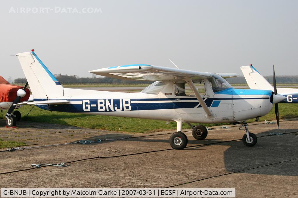 G-BNJB, 1981 Cessna 152 C/N 152-84865, Cessna 152, Conington, Peterborough, UK, March 2007.