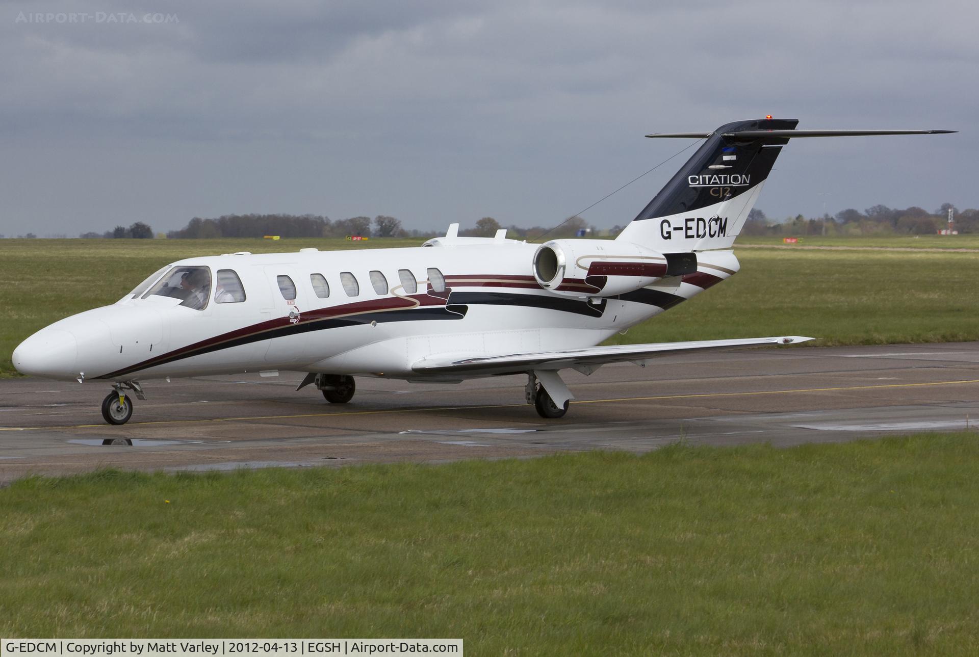 G-EDCM, 2004 Cessna 525A CitationJet CJ2 C/N 525A-0213, Arriving at SaxonAir.