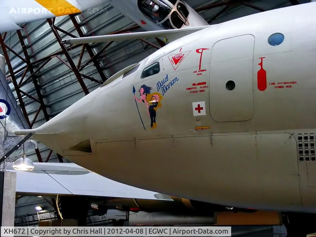 XH672, 1960 Handley Page Victor K.2 C/N HP80/57, veteran of the 1st Gulf war preserved at the RAF Museum, Cosford