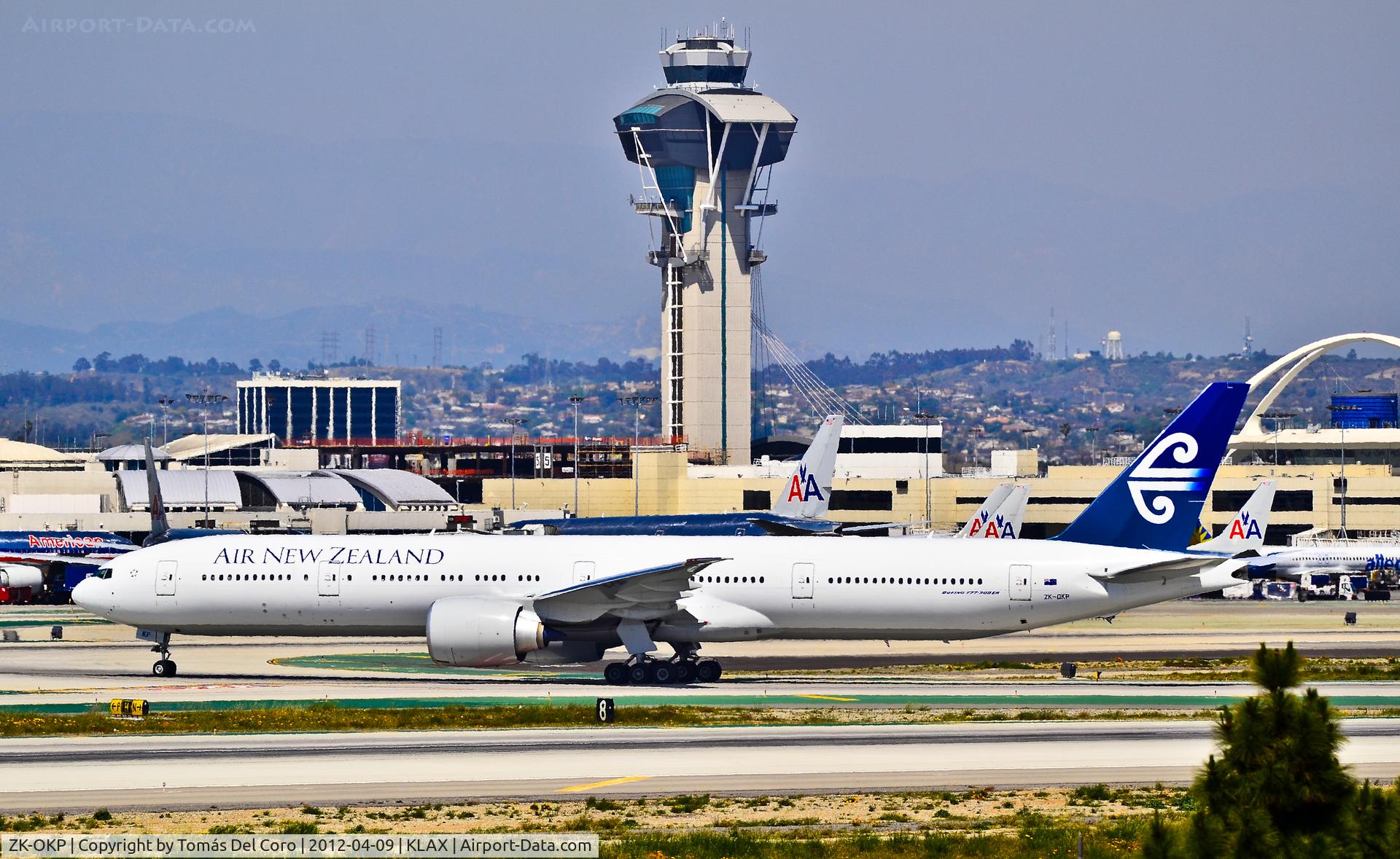 ZK-OKP, 2011 Boeing 777-306/ER C/N 39041, ZK-OKP Air New Zealand Boeing 777-319/ER (cn 39041/972)

Los Angeles International Airport (IATA: LAX, ICAO: KLAX, FAA LID: LAX)
TDelCoro
April 9, 2012