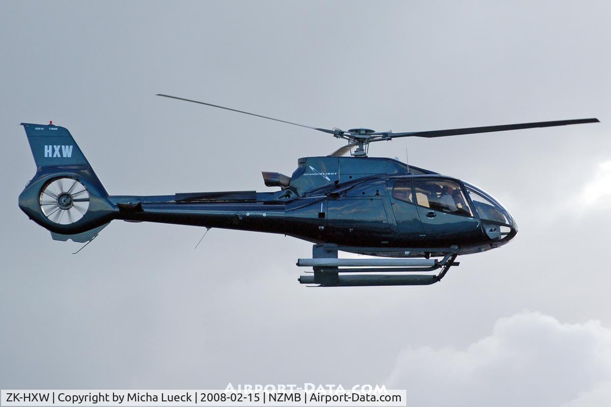 ZK-HXW, 2010 Eurocopter EC-130B-4 (AS-350B-4) C/N 4080, At Mechanic's Bay Heliport