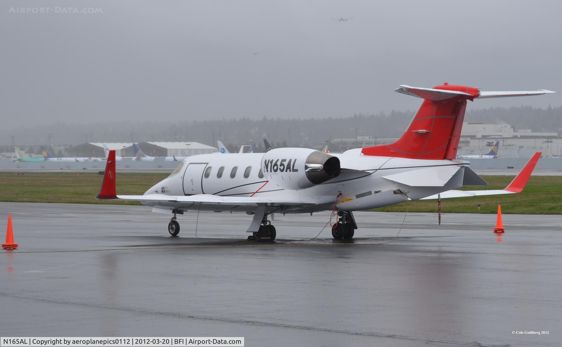 N165AL, 1997 Learjet Inc 31A C/N 137, N165AL seen on a rainy day at KBFI.