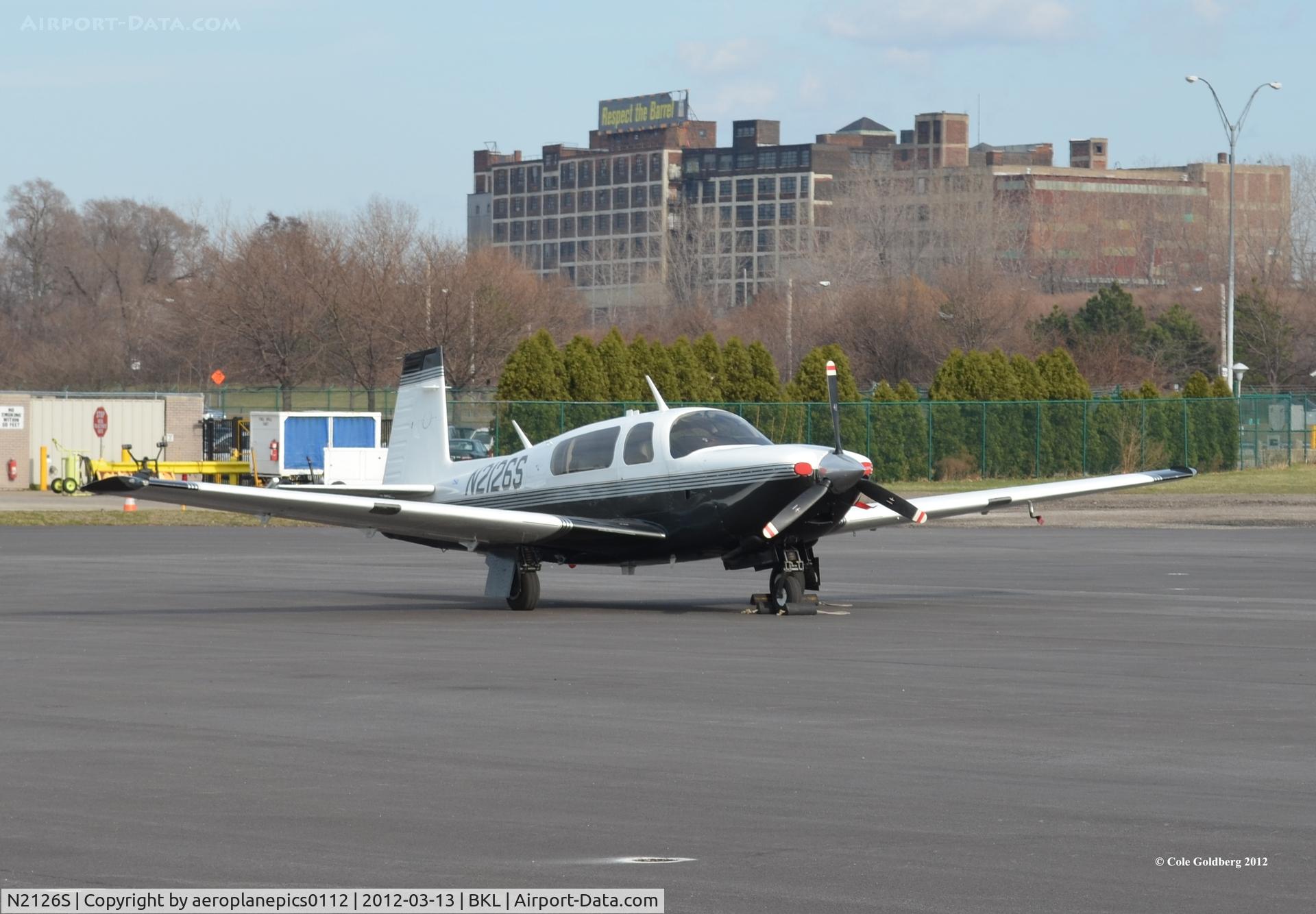 N2126S, 1997 Mooney M20R Ovation C/N 29-0133, N2126S seen at KBKL, March 13th, 2012.