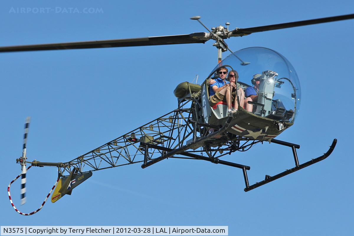 N3575, Bell 47D-1 C/N K-7032, Bell 47D1, c/n: K-7032 giving pleasure rides at 2012 Sun N Fun