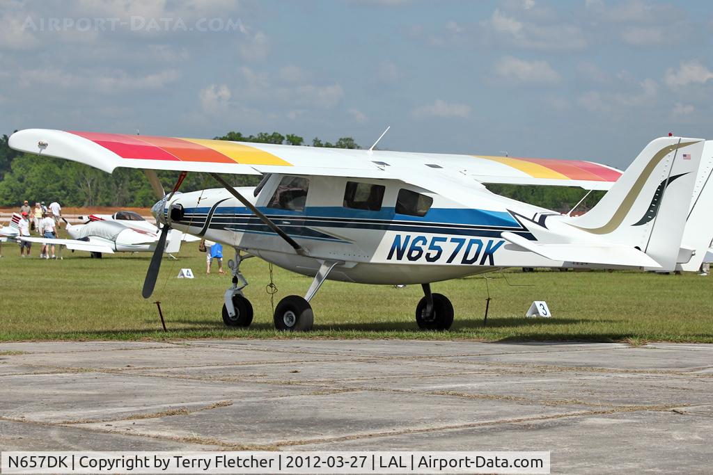 N657DK, 1999 Aerocomp Comp Air 10 C/N 038, 1999 Karlsen Douglas DOUGLASK 10, c/n: 038 at 2012 Sun N Fun