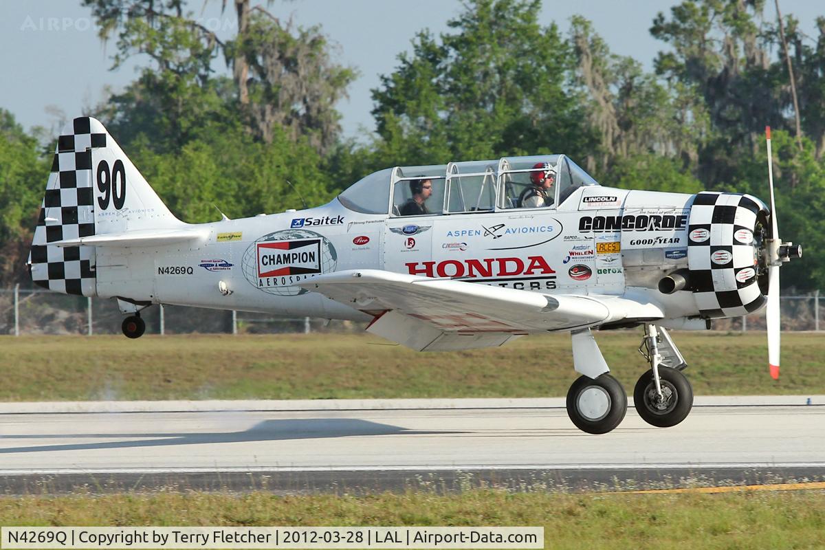 N4269Q, 1953 North American T-6G Texan C/N 197-5, 1953 North American Medore T-6G, c/n: 53-4558-1 at 2012 Sun N Fun