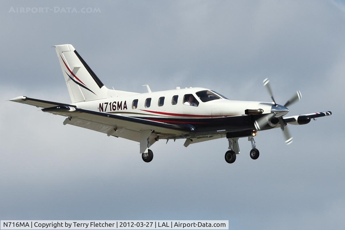 N716MA, 2004 Socata TBM-700 C/N 310, 2004 Socata TBM 700, c/n: 310 arriving at 2012 Sun N Fun