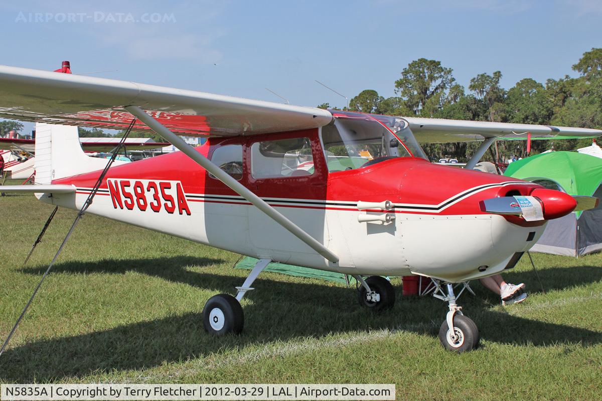 N5835A, 1956 Cessna 172 C/N 28435, 1956 Cessna 172, c/n: 28435 at 2012 Sun N Fun