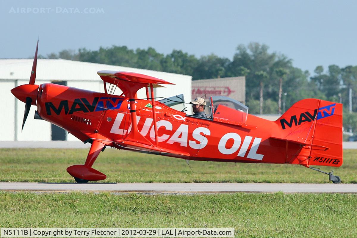 N5111B, 1998 Pitts S-1-11B Super Stinker C/N 4003, 1998 Aviat S-1-11B, c/n: 4003 at 2012 Sun N Fun