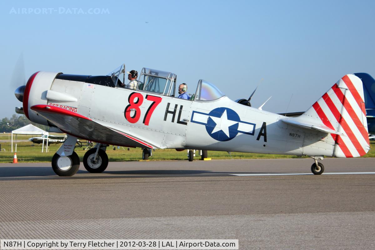 N87H, 1941 North American AT-6D Texan C/N 41-34571, 1941 North American AT-6D, c/n: 41-34571 at 2012 Sun N Fun