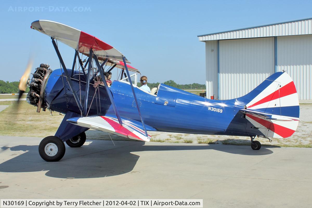 N30169, 1941 Waco UPF-7 C/N 5566, 1941 Waco UPF-7, c/n: 5566 giving Bi-plane ride at Valiant Command Museum , Space Coast Regional , Florida