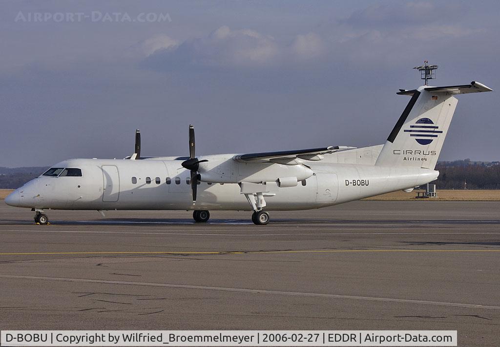 D-BOBU, 1991 De Havilland Canada DHC-8-311 Dash 8 C/N 252, Parked on Main Apron at EDDR/SCN.