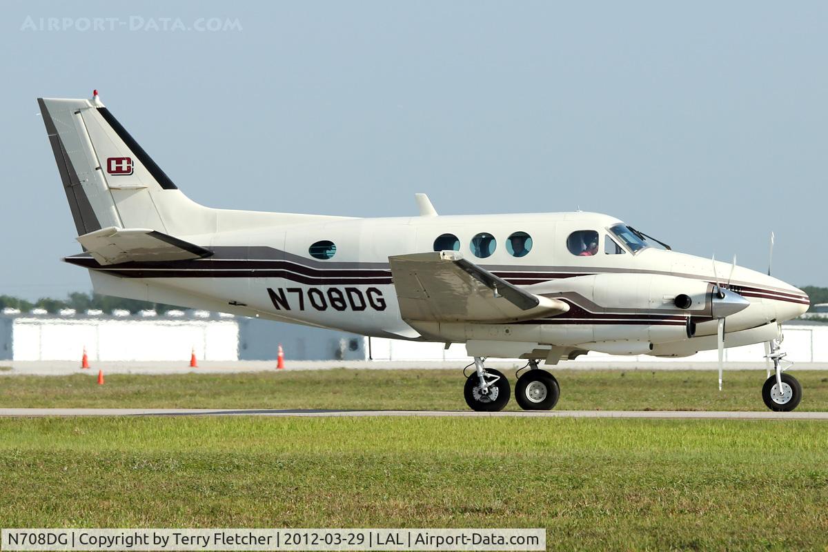 N708DG, 1970 Beech C90 King Air C/N LJ-508, 1970 Beech C90, c/n: LJ-508 at 2012 Sun N Fun