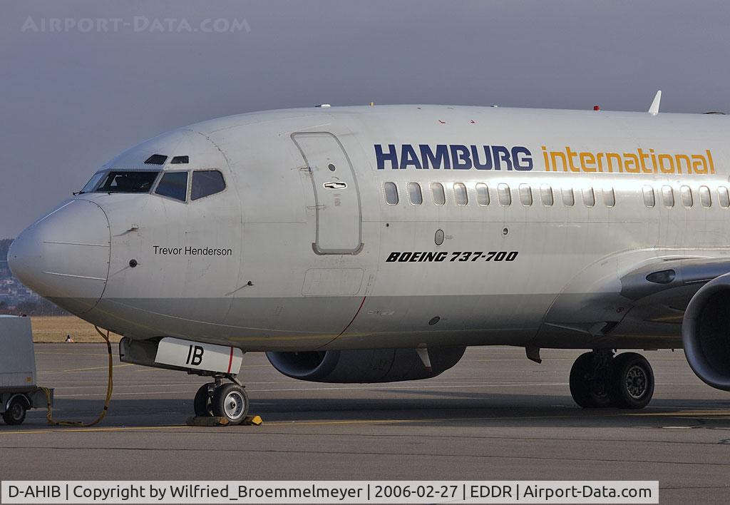 D-AHIB, 1999 Boeing 737-73S C/N 29083, Waiting for next flight.