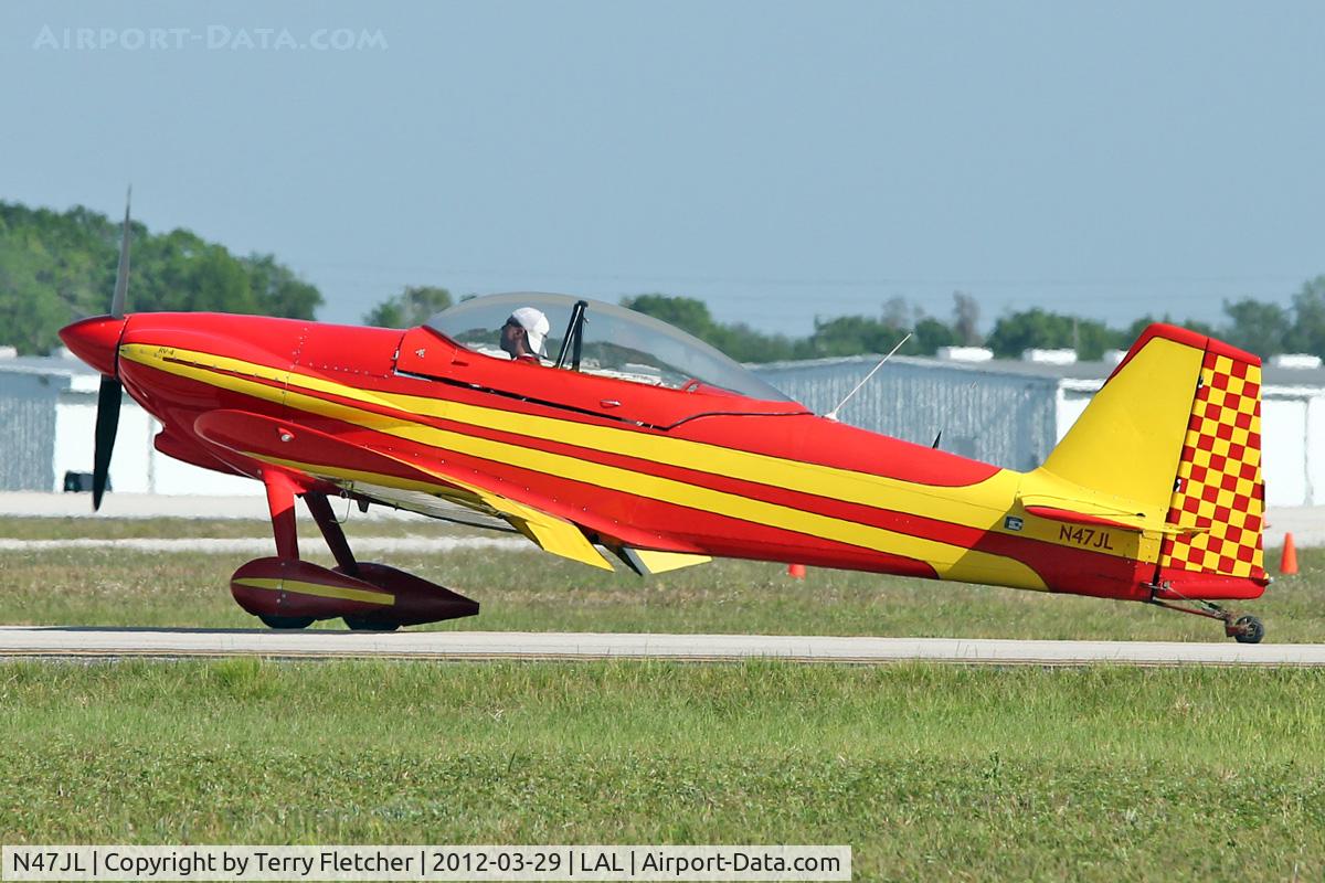 N47JL, 1996 Vans RV-4 C/N 3923, 1996 Lance Jay K RV4, c/n: 3923 at 2012 Sun Fun
