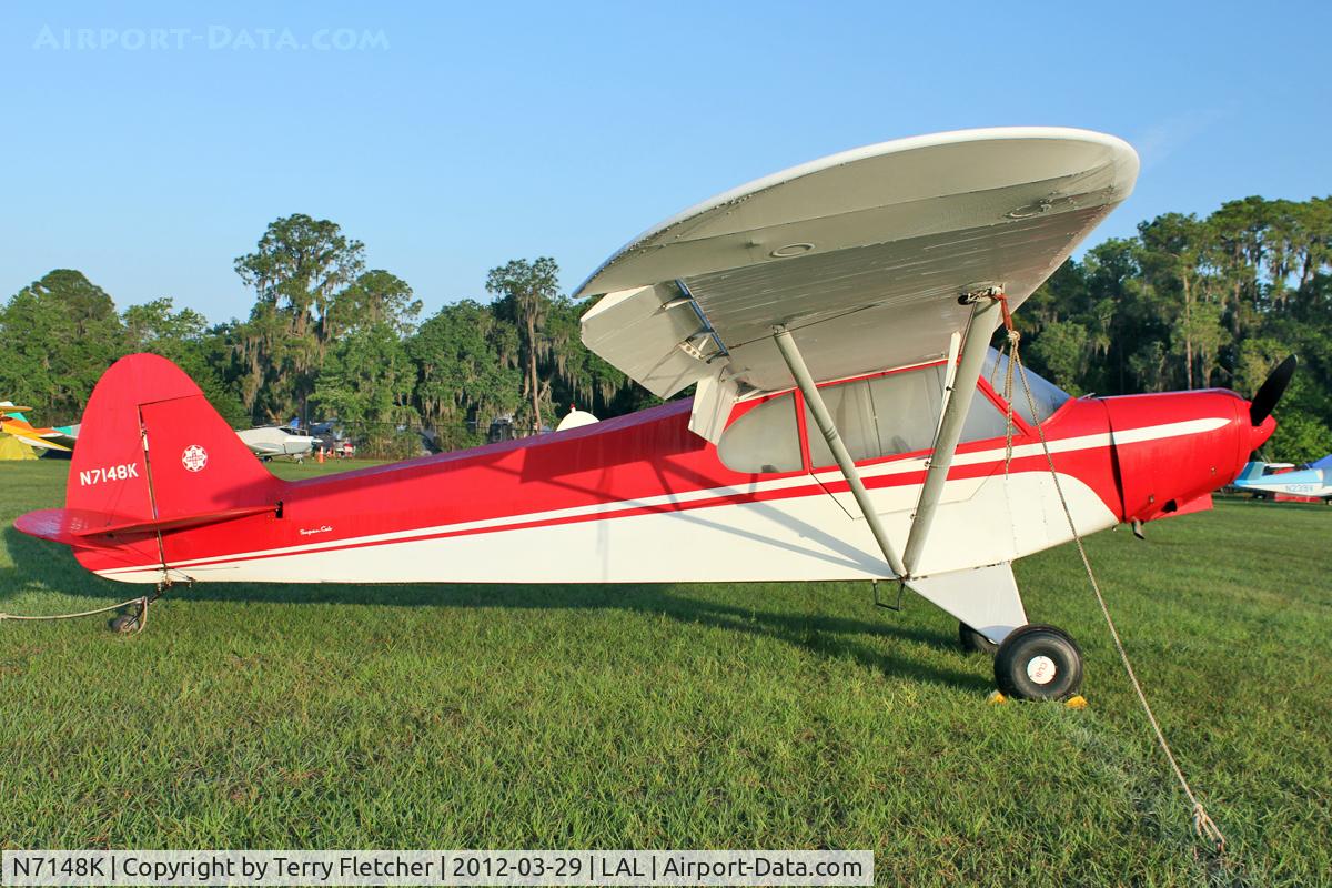 N7148K, 1950 Piper PA-18 C/N 18-367, 1950 Piper PA-18, c/n: 18-367 at 2012 Sun N Fun