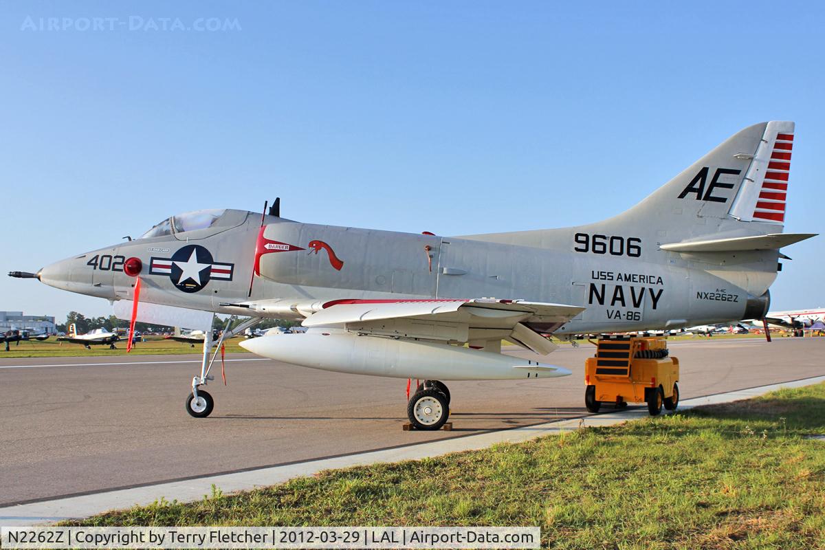 N2262Z, Douglas A-4C Skyhawk C/N 12377, Skyhawk Ventures Llc A-4C Skyhawk, c/n: 60-12377 at 2012 Sun N Fun