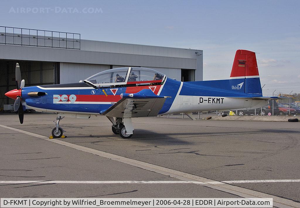 D-FKMT, Pilatus PC-9B C/N 176, On Apron at EDDR/SCN.