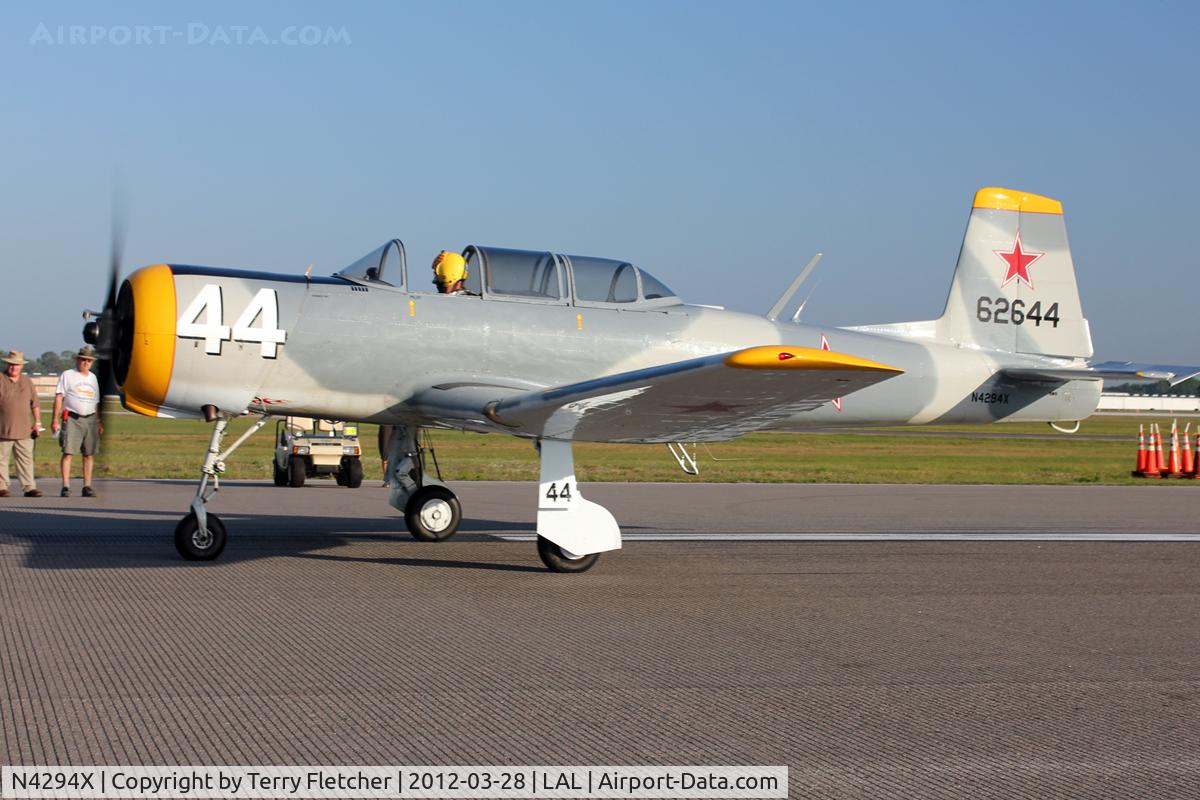 N4294X, 1968 Nanchang CJ-6A C/N 2532060, 1968 Nanchang China CJ-6A, c/n: 2532060 at 2012 Sun N Fun
