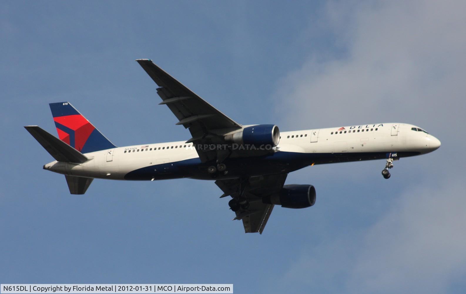 N615DL, 1986 Boeing 757-232 C/N 22822, Delta 757