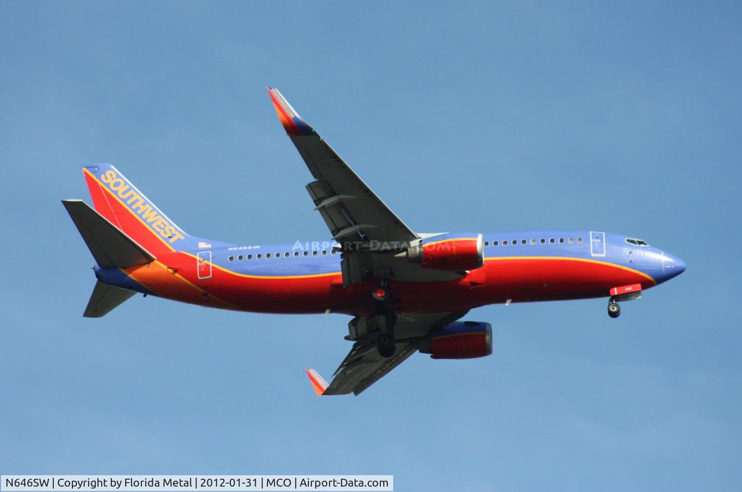 N646SW, 1997 Boeing 737-3H4 C/N 28331, Southwest 737