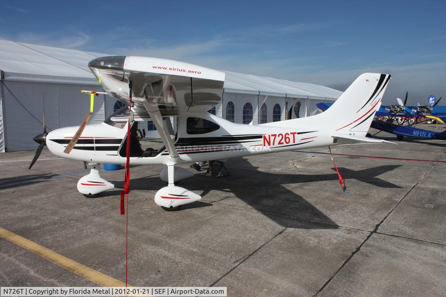 N726T, TL Ultralight TL-3000 Sirius C/N TLUSA180, Sirius