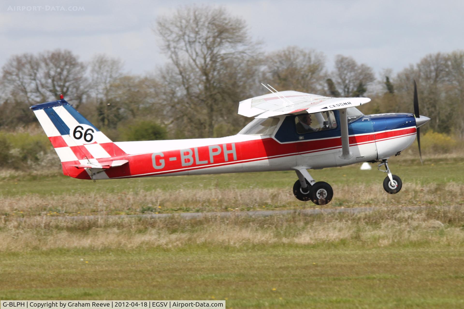 G-BLPH, 1974 Reims FRA150L Aerobat C/N 0239, Taking off.
