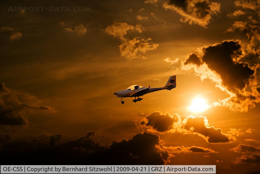 OE-CSS, 2007 Aquila A210 (AT01) C/N AT01-164, Firy Sky Landing