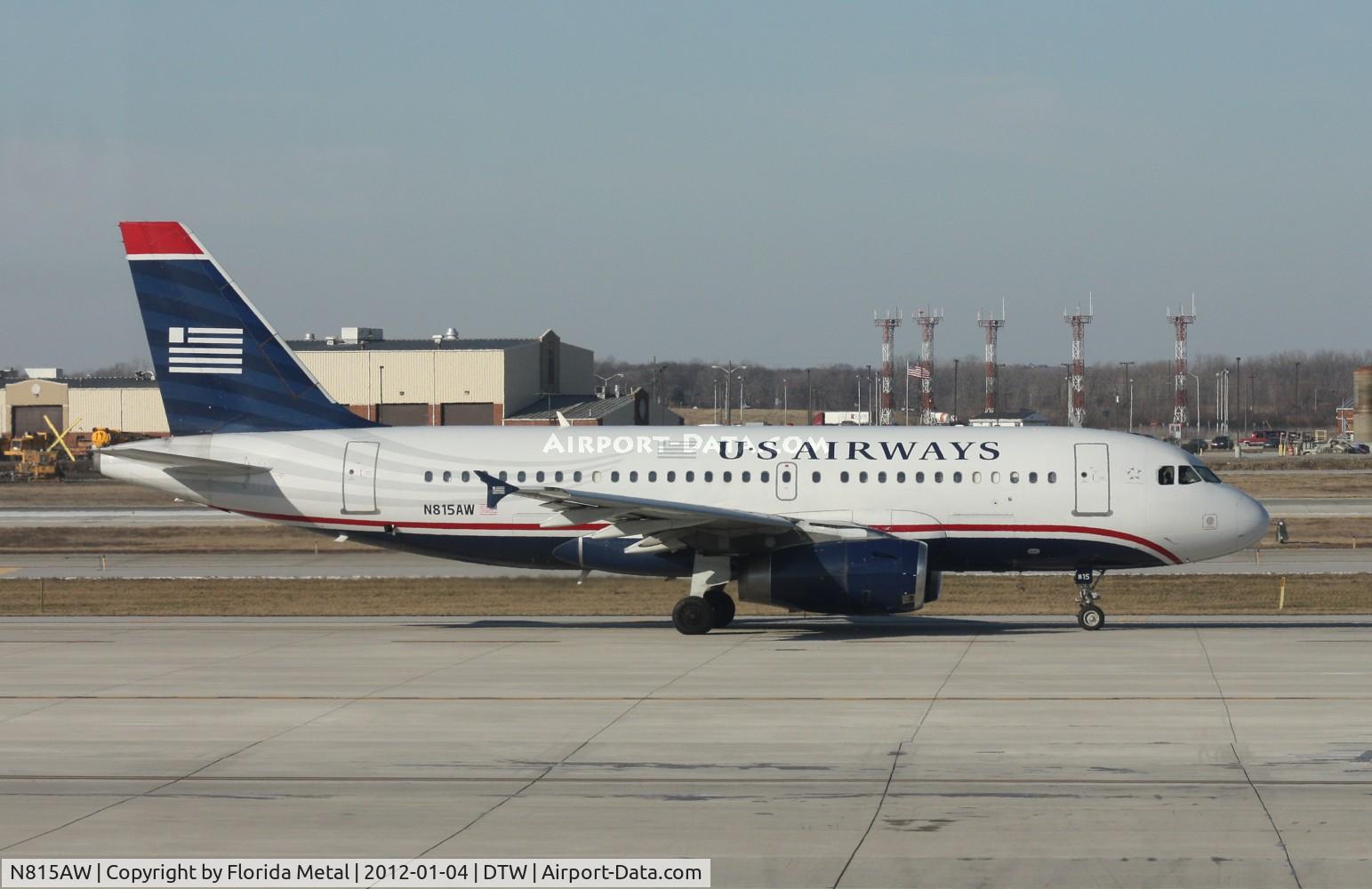 N815AW, 2000 Airbus A319-132 C/N 1323, US Airways A319