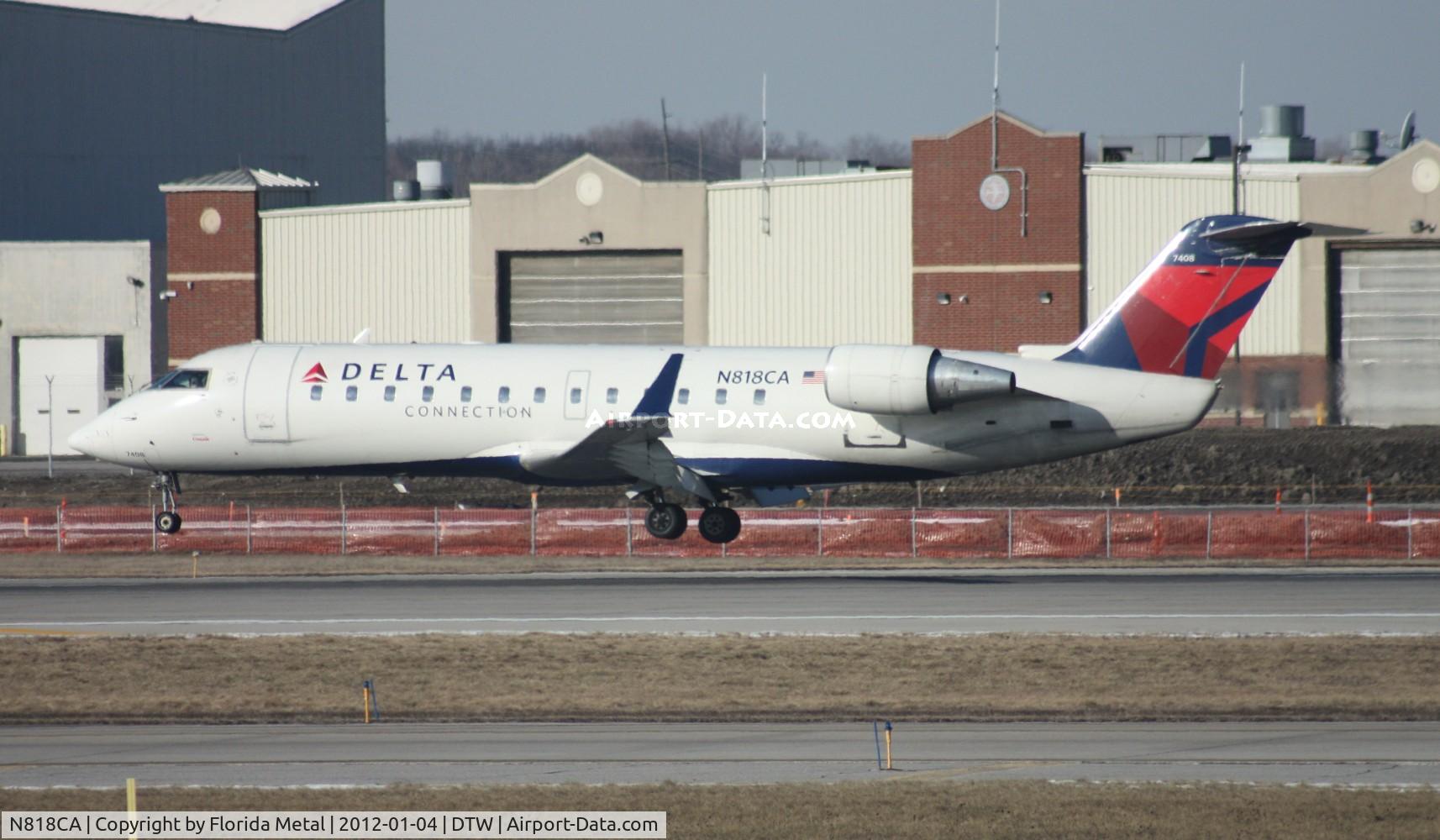 N818CA, 2000 Bombardier CRJ-100ER (CL-600-2B19) C/N 7408, Comair CRJ-200