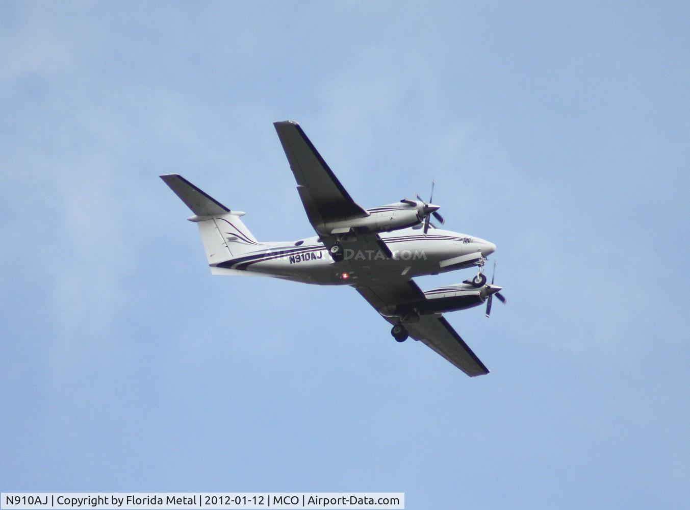 N910AJ, 1981 Beech B200 King Air C/N BB-910, Beech 200 King Air