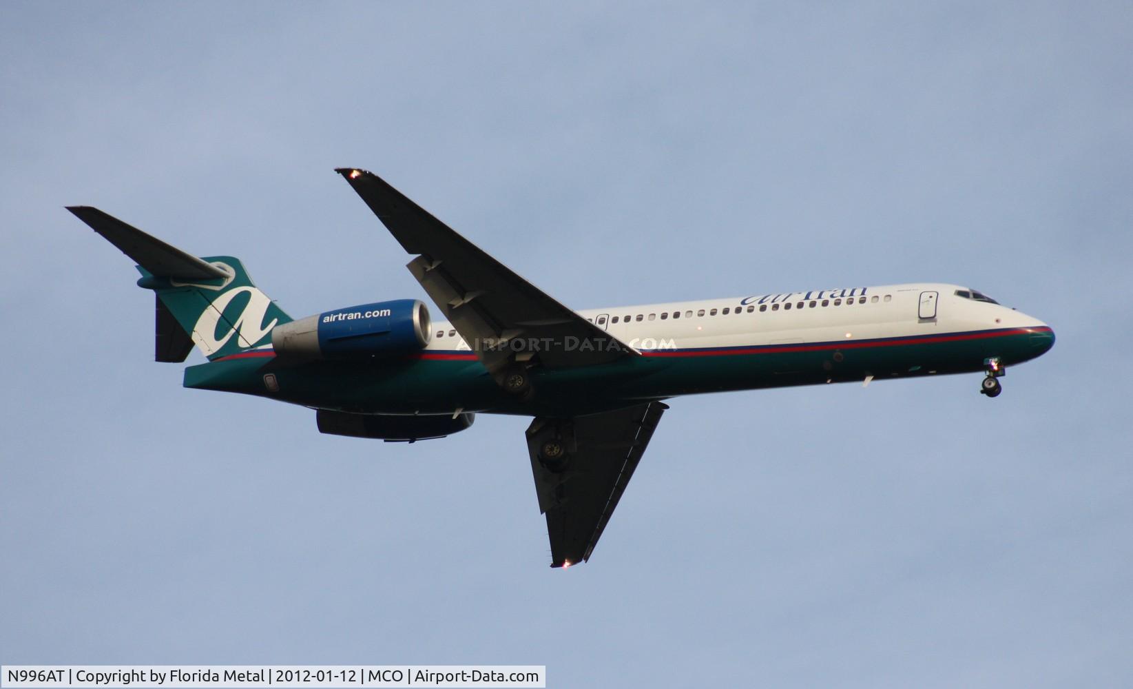 N996AT, 2002 Boeing 717-200 C/N 55140, Air Tran 717