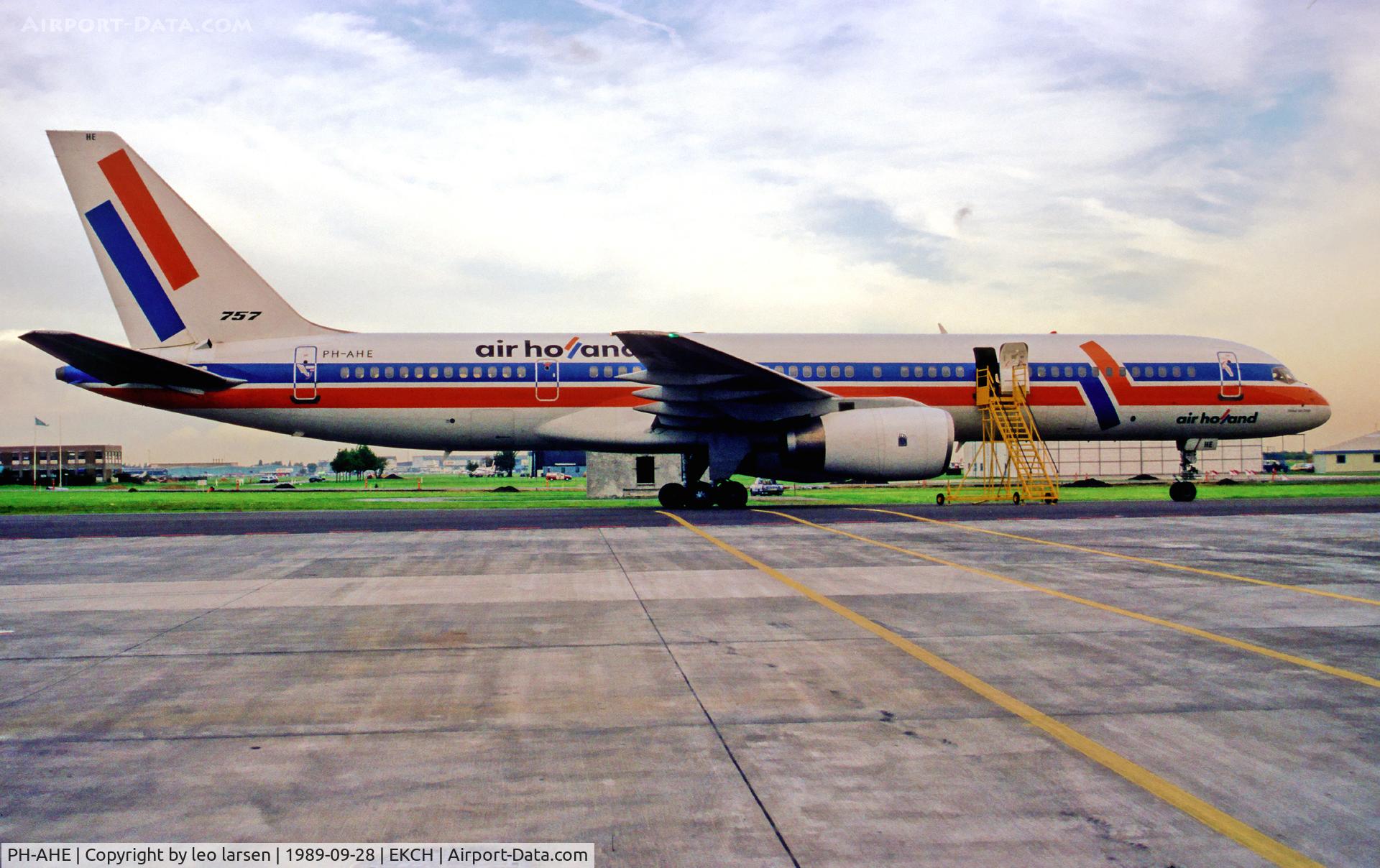 PH-AHE, 1988 Boeing 757-27B C/N 24135, Copenhagen Kastrup 28.9.89