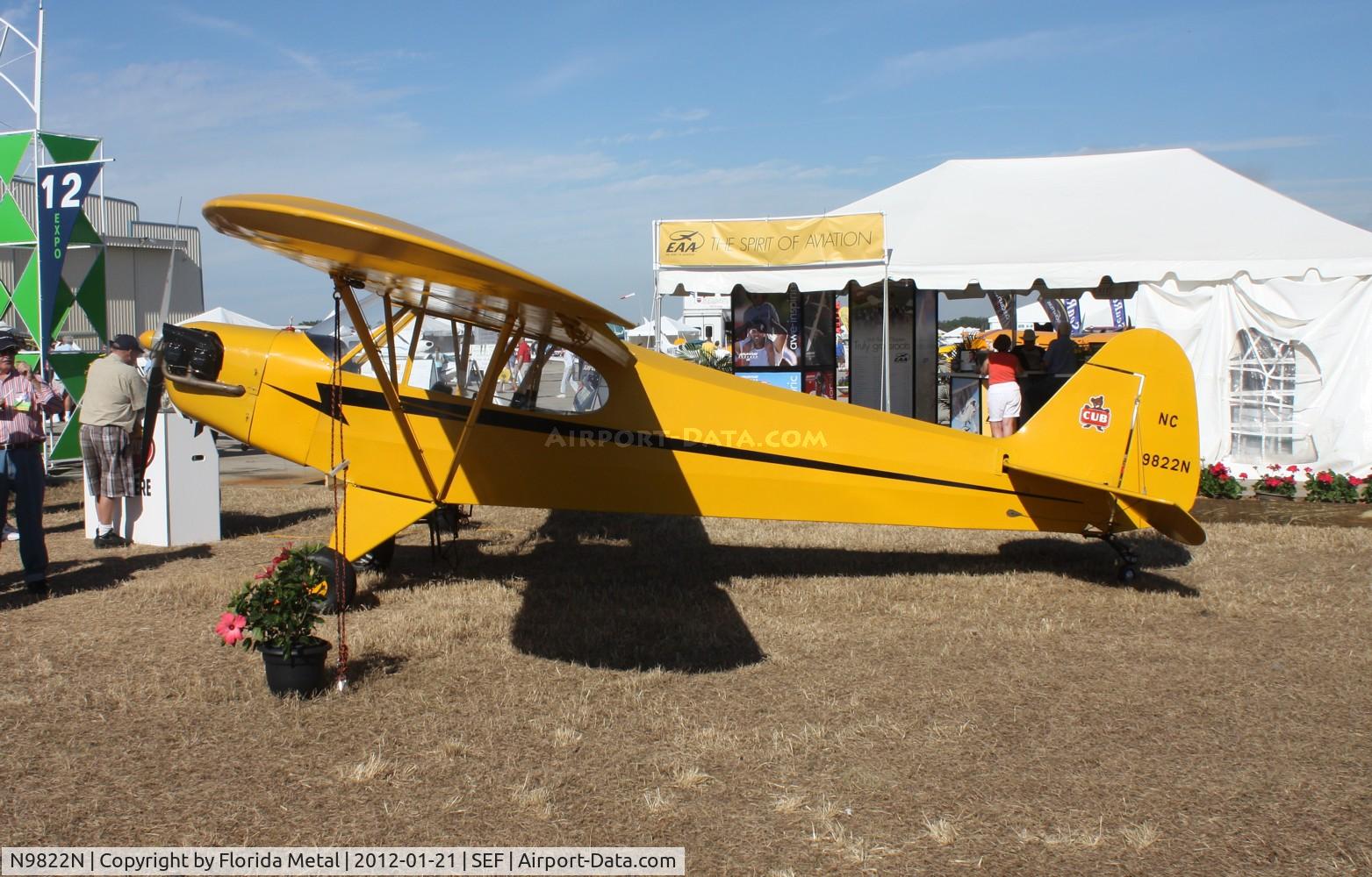 N9822N, 1946 Piper J-3 Cub C/N 18387, Piper J-3