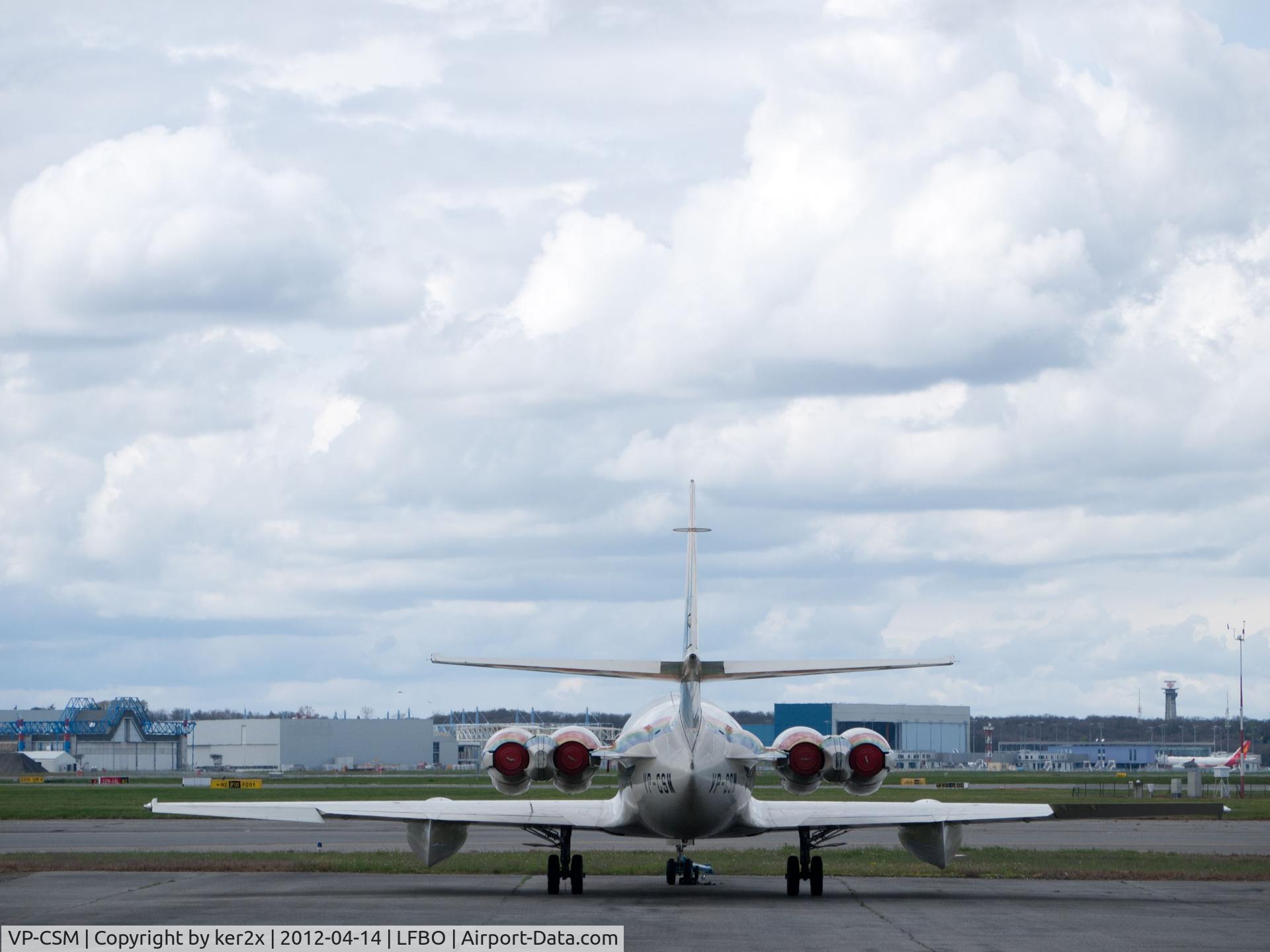 VP-CSM, 1967 Lockheed L-1329 Jetstar 731 C/N 5092, Parked at LFBO, Toulouse Blagnac, France