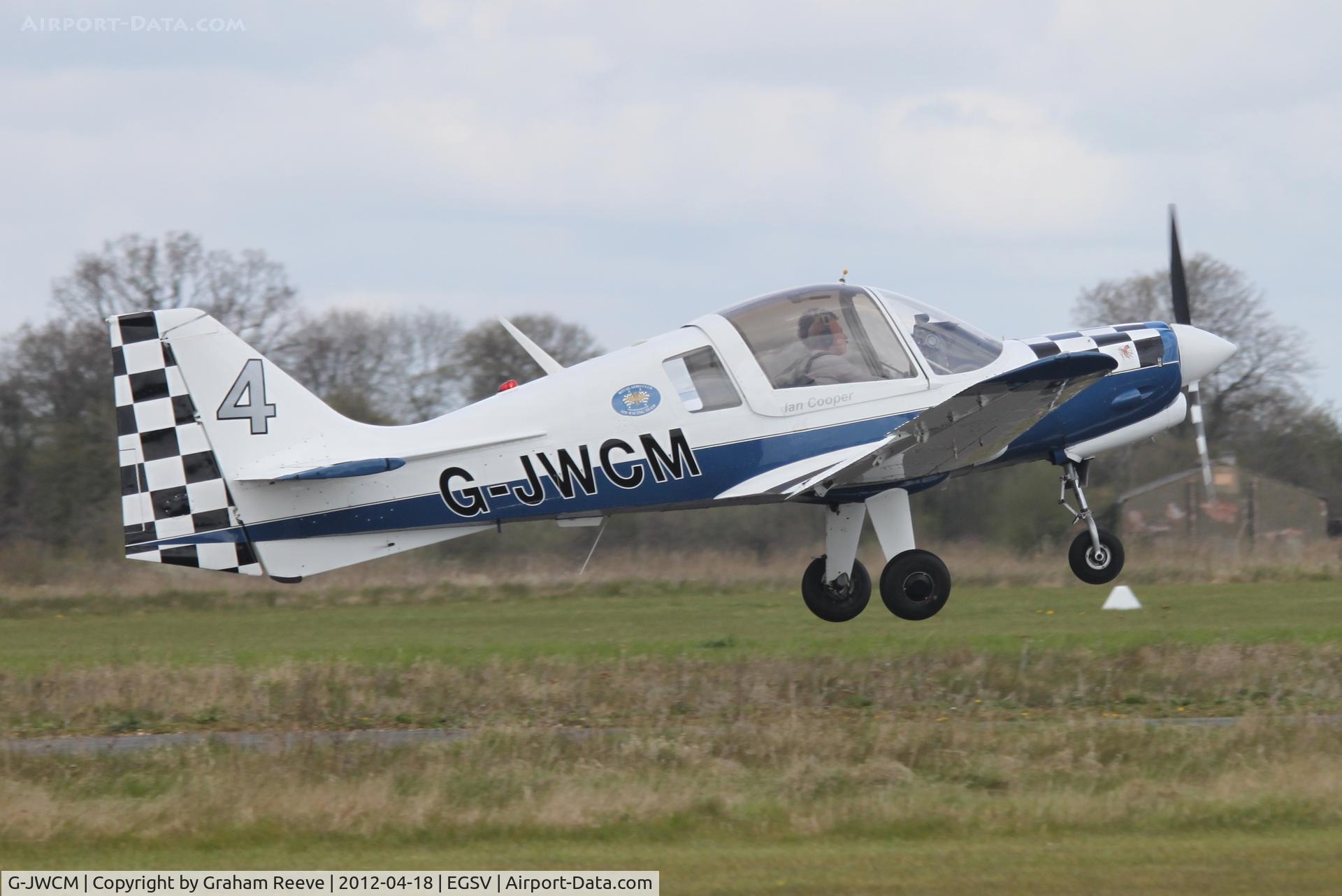 G-JWCM, 1980 Scottish Aviation Bulldog Series 120 Model 1210 C/N BH120/408, Taking off.