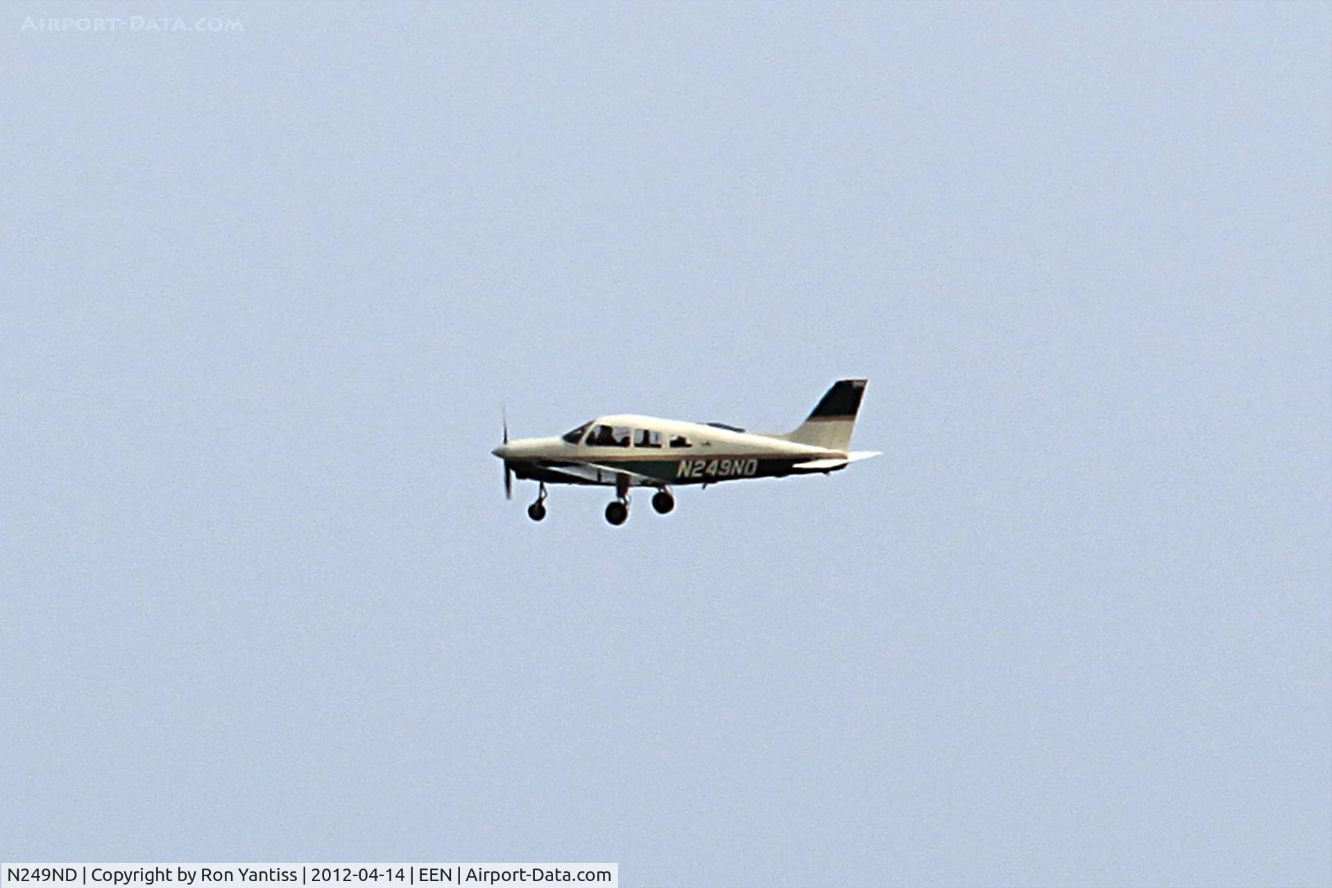 N249ND, 1999 Piper PA-28-161 C/N 2842059, 3 miles East of the field, in the pattern, Dillant-Hopkins Airport, Keene, NH
