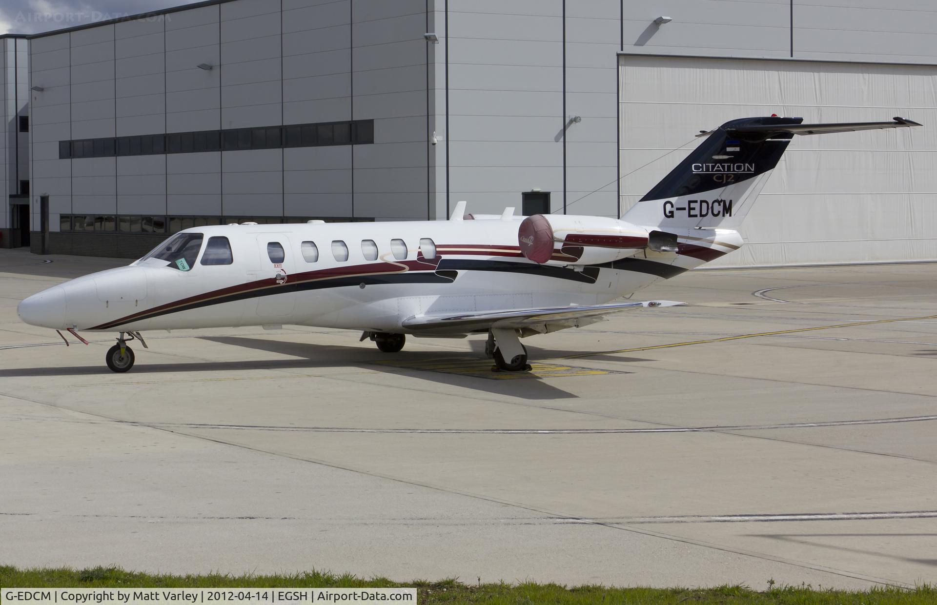G-EDCM, 2004 Cessna 525A CitationJet CJ2 C/N 525A-0213, Sat on stand at SaxonAir.