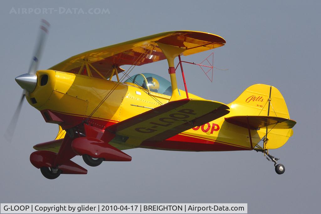 G-LOOP, 1973 Pitts S-1C Special C/N 850, Appropriate reg bearing in mind he's taking part in the annual aerobatic competition!!!