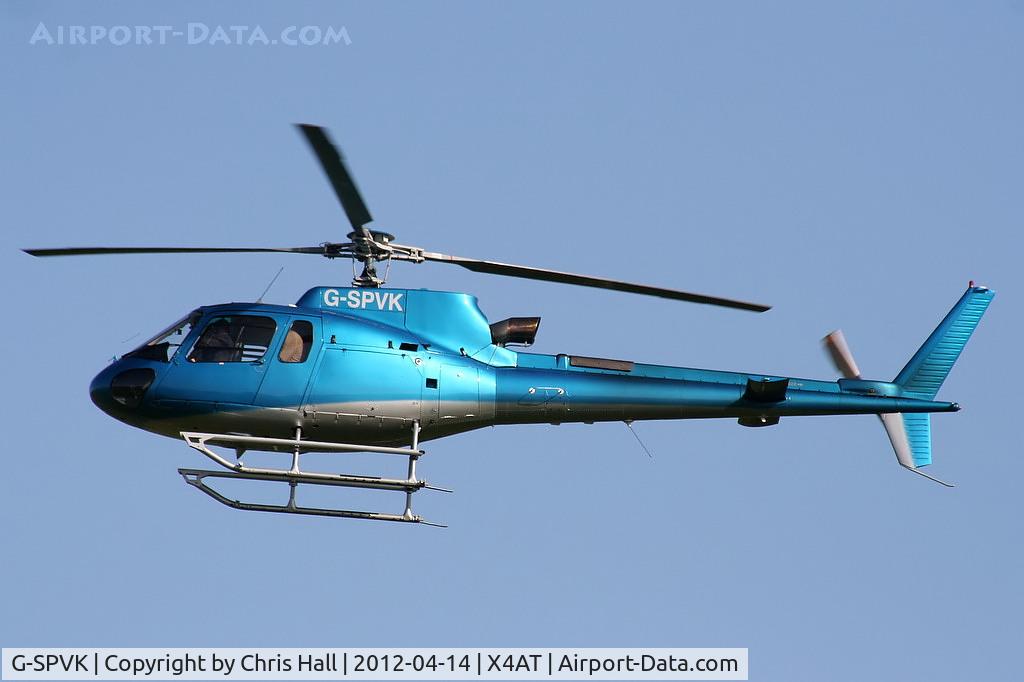 G-SPVK, 2007 Eurocopter AS-350B-3 Ecureuil Ecureuil C/N 4301, Ferrying racegoers into Aintree for the 2012 Grand National