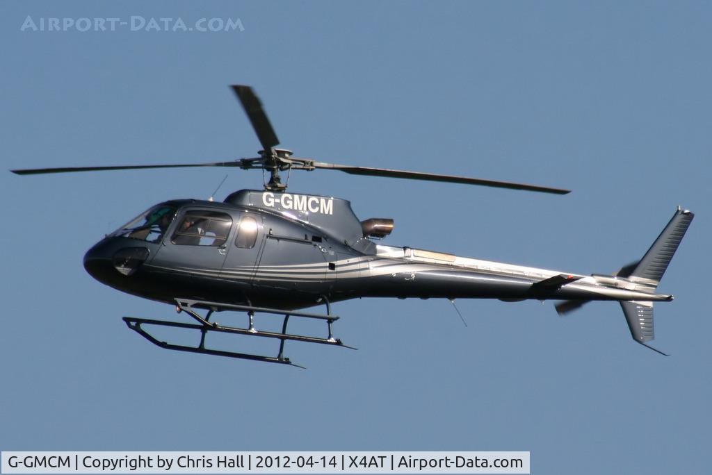 G-GMCM, 2008 Eurocopter AS-350B-3 Ecureuil Ecureuil C/N 4576, Ferrying racegoers into Aintree for the 2012 Grand National
