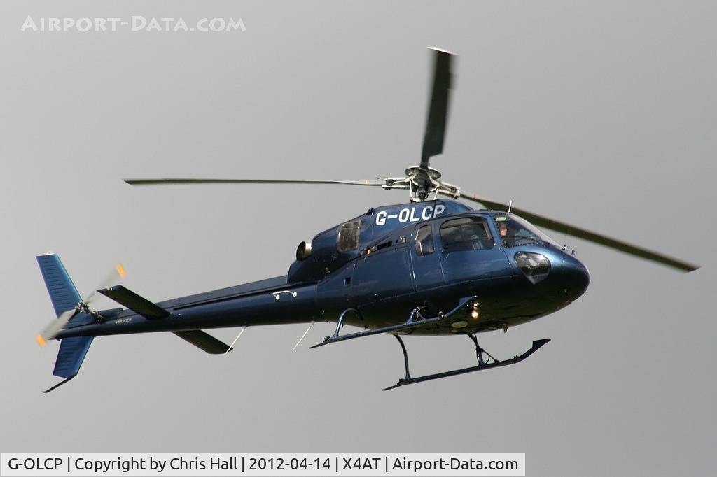 G-OLCP, 1994 Eurocopter AS-355N Ecureuil 2 C/N 5580, Ferrying racegoers into Aintree for the 2012 Grand National