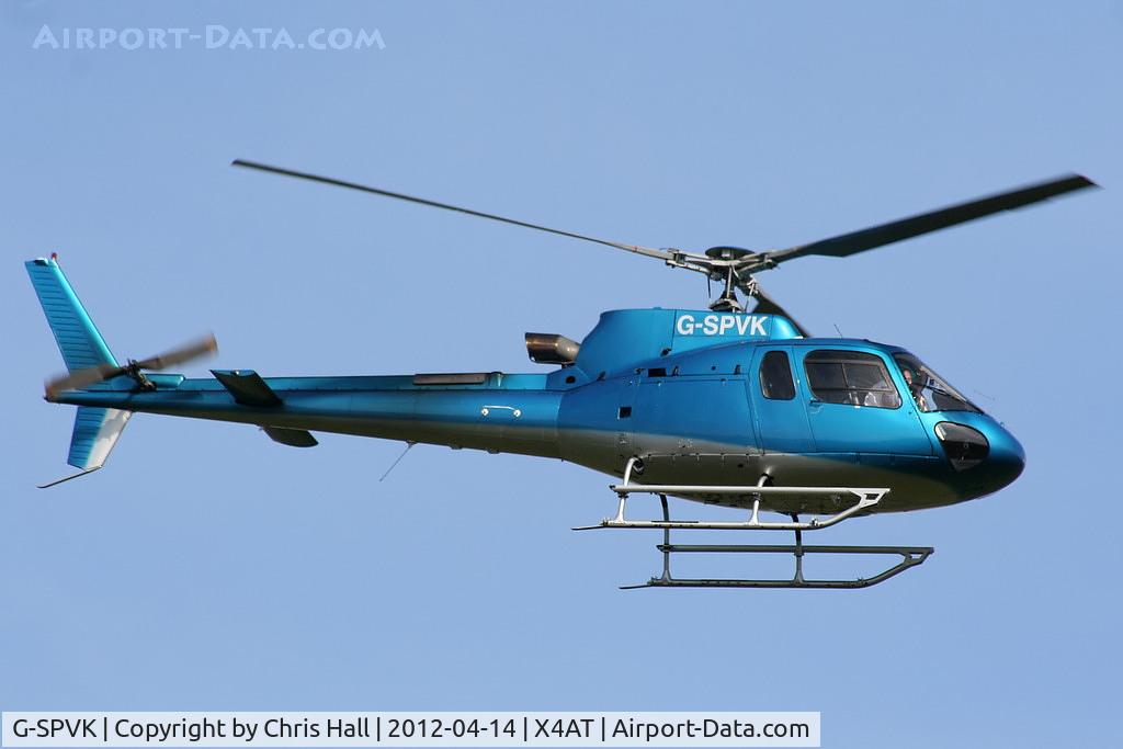 G-SPVK, 2007 Eurocopter AS-350B-3 Ecureuil Ecureuil C/N 4301, Ferrying racegoers into Aintree for the 2012 Grand National