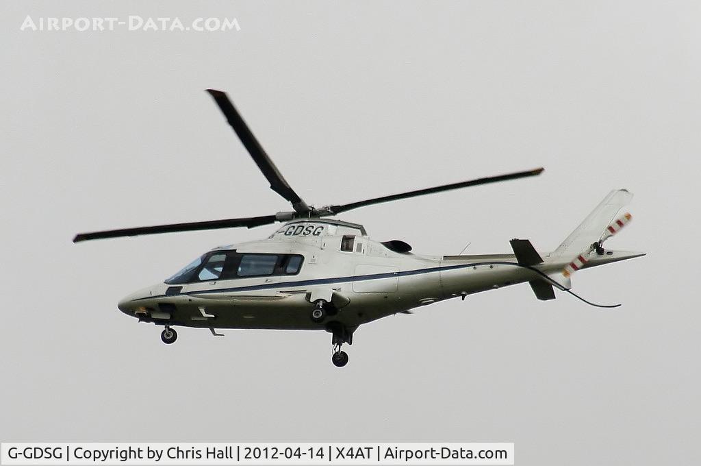 G-GDSG, 2005 Agusta A-109E Power C/N 11656, Ferrying racegoers into Aintree for the 2012 Grand National