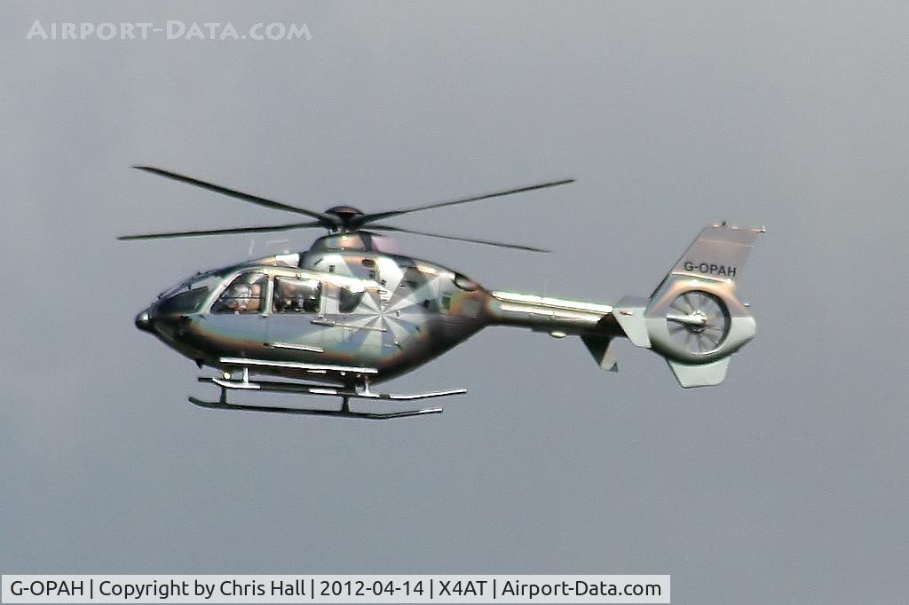 G-OPAH, 2007 Eurocopter EC-135T-2+ C/N 0635, Ferrying racegoers into Aintree for the 2012 Grand National