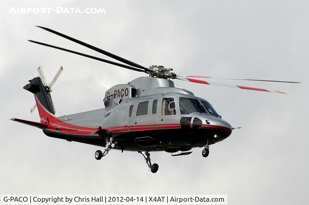 G-PACO, 2009 Sikorsky S-76C C/N 760782, Ferrying racegoers into Aintree for the 2012 Grand National