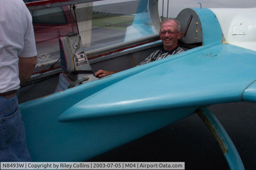 N8493W, 1981 Rutan VariEze C/N 1365, Vari-EZ Gary Collins @ Covington, TN