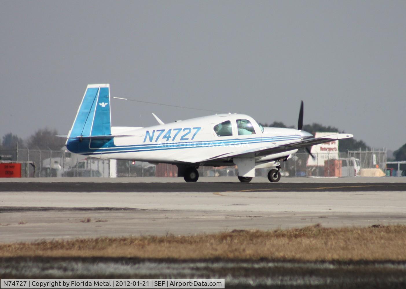 N74727, 1961 Mooney M20B Mark 21 C/N 1727, Mooney M20B